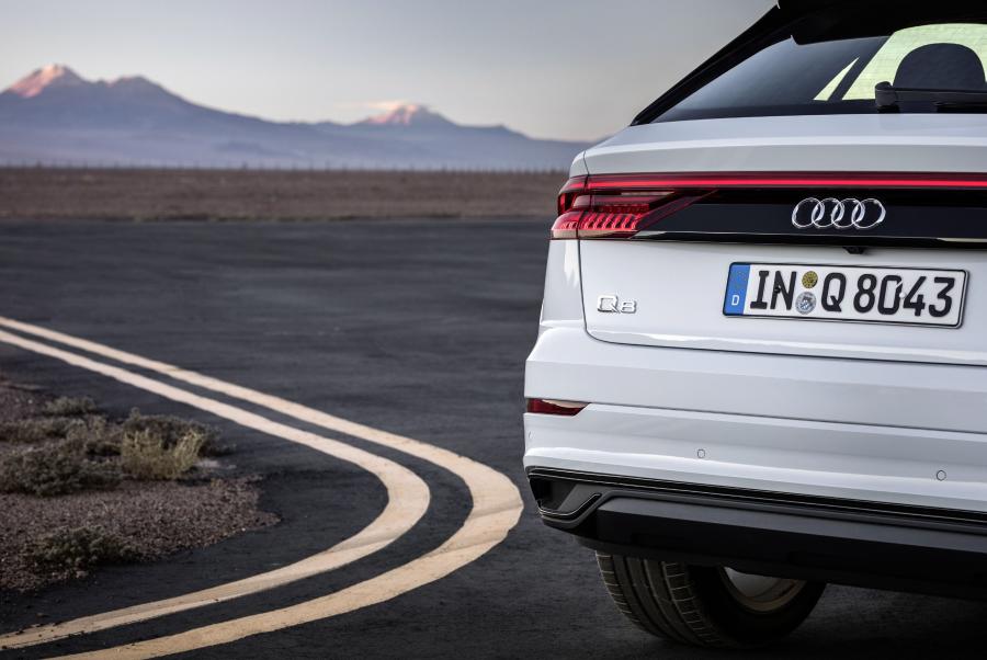 Детали экстерьера Audi Q8 55 TFSI Quattro 2018 года  (WW) (фото 5 из 42)